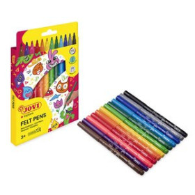 Rotuladores de colores ROTULADOR FIBRA JOVI  ESTUCHE de 12 11302197  1527203