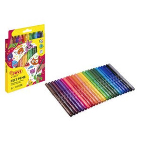 Rotuladores de colores ROTULADOR FIBRA JOVI  ESTUCHE de 24 11302198  1527124