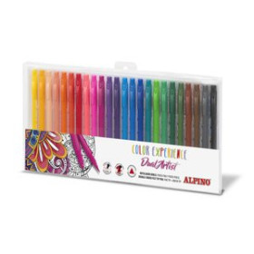 Rotuladores de colores ROTULADOR FIBRA ALPINO COLOR EXPERIENCE DUAL ARTIST estuche de 24 11302212  1506206