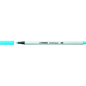 Rotuladores punta pincel ROTULADOR FIBRA STABILO PEN 68 BRUSH PUNTA PINCEL AZUL FLUORESCENTE 11302306  400195305