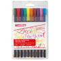 Rotuladores de fibra ROTULADOR FIBRA EDDING 1340 BRUSHPEN ESTUCHE DE 10 11302440  400203712