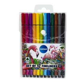 Rotuladores de colores ROLLER GEL CENTRUM FINELINERS 0.7 BOLSA de 12 25101037  S0219590