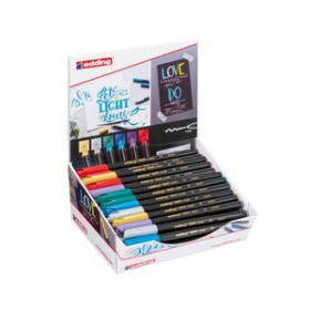 Rotuladores de fibra ROTULADOR FIBRA EDDING 1200-METALLIC EXPOSITOR de 50 28301539  18507