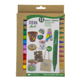 Rotuladores acrilicos ROTULADOR ACRILICO TITAN CAJA de 12 13802229  1846908