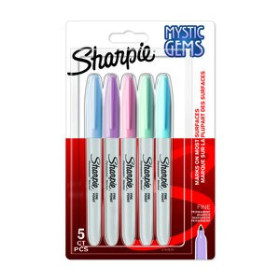 Rotuladores permanentes ROTULADOR PERMANENTE SHARPIE FINE  COLORES MYSTIC GEMS BLISTER DE 5 13803800  1966501