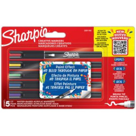 Rotuladores de colores ROTULADOR SHARPIE CREATIVE ACRYLIC PUNTA PINCEL BLISTER de 5 22601140  1006740431