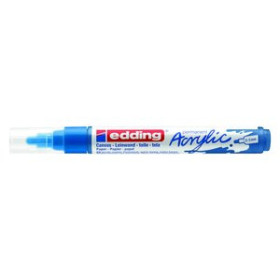 Marcadores permanentes MARCADOR ACRYLIC EDDING 5100 CONICO (2-3 mm) AZUL GENCIANA 11201283  89705