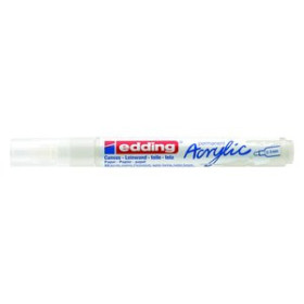 Marcadores permanentes MARCADOR ACRYLIC EDDING 5100 CONICO (2-3 mm) BLANCO 10102346  BLGP-G1-7-B
