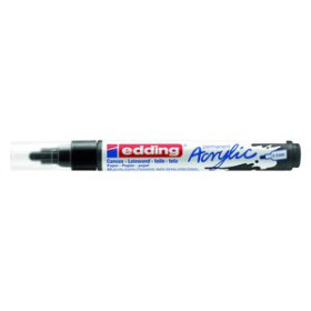 Marcadores permanentes MARCADOR ACRYLIC EDDING 5100 CONICO (2-3 mm) NEGRO 10101670  176540125