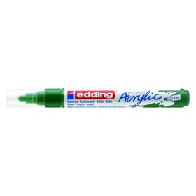 Marcadores permanentes MARCADOR ACRYLIC EDDING 5100 CONICO (2-3 mm) VERDE MUSGO 11201150  BL107-Pentel-D