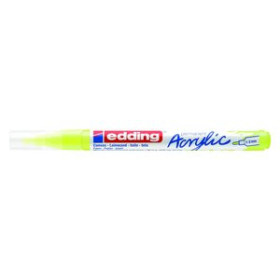 Marcadores permanentes MARCADOR ACRYLIC EDDING 5300 CONICO (1-2 mm) AMARILLO NEON 11201102  BL77-Pentel-CA