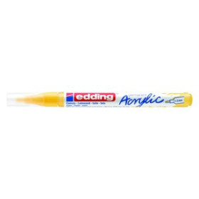 Marcadores permanentes MARCADOR ACRYLIC EDDING 5300 CONICO (1-2 mm) AMARILLO TRAFICO 11201280  BL77-12