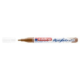Marcadores permanentes MARCADOR ACRYLIC EDDING 5300 CONICO (1-2 mm) AVELLANA 11201107  BL77-Pentel-F/BL77 F