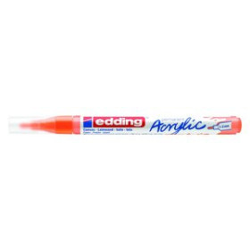 Marcadores permanentes MARCADOR ACRYLIC EDDING 5300 CONICO (1-2 mm) NARANJA NEON 11201136  BL-G2-7-LB