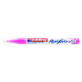 Marcadores permanentes MARCADOR ACRYLIC EDDING 5300 CONICO (1-2 mm) ROSA NEON 10101702  148528000
