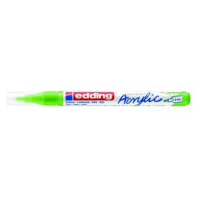 Marcadores permanentes MARCADOR ACRYLIC EDDING 5300 CONICO (1-2 mm) VERDE LIMON 10101701  148577000