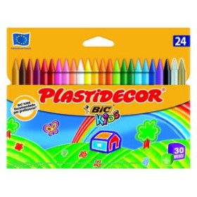 Ceras de colores CERAS PLASTIDECOR ESTUCHE DE 24 30301615  1931511