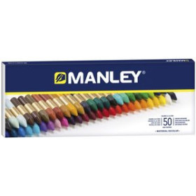 Ceras de colores CERAS MANLEY ESTUCHE DE 50 REF: 150 10201749  RX-3026-09