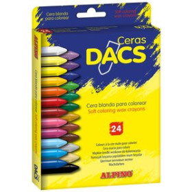 Ceras de colores CERAS ALPINO DACS ESTUCHE de 24 SURTIDO 11201239  348251