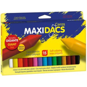 Ceras de colores CERAS ALPINO MAXIDACS ESTUCHE de 15 SURTIDOS 11201209  348230