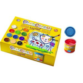 Témperas líquidas TEMPERA PLAYCOLOR LIQUID 40 ml (bote) ESTUCHE de  12 10205685  45209