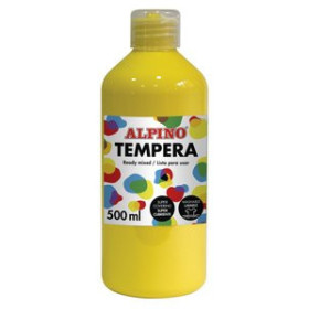 Témperas líquidas TEMPERA ALPINO LIQUIDA  500 ml (botella) AMARILLO 10205851  89786