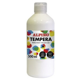 Témperas líquidas TEMPERA ALPINO LIQUIDA  500 ml (botella) BLANCO 10205910  63824