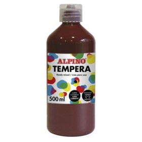 Témperas líquidas TEMPERA ALPINO LIQUIDA  500 ml (botella) MARRON 10205912  53339