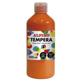 Témperas líquidas TEMPERA ALPINO LIQUIDA  500 ml (botella) NARANJA 10205906  63820