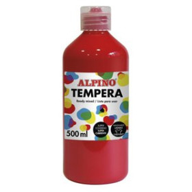 Témperas líquidas TEMPERA ALPINO LIQUIDA  500 ml (botella) ROJO 10204306  349-9