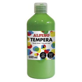 Témperas líquidas TEMPERA ALPINO LIQUIDA  500 ml (botella) VERDE CLARO 10203007  16807