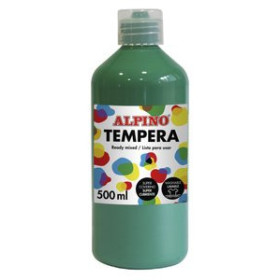 Témperas líquidas TEMPERA ALPINO LIQUIDA  500 ml (botella) VERDE PRADO 10203468  18063