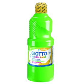 Témperas líquidas TEMPERA GIOTTO MAS LAVABLE LIQUIDA 500 ml (botella) VERDE ESMERALDA 10204361  503826