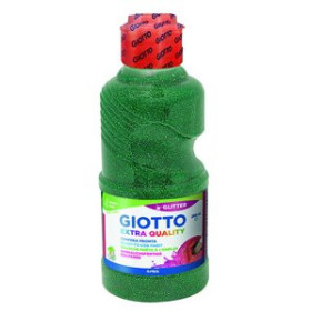 Témperas líquidas TEMPERA GIOTTO LIQUIDA GLITTER 250 ml (botella) VERDE 10202824  308 03-5