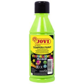 Témperas líquidas TEMPERA JOVI LIQUIDA FOSFORESCENTE 250 ml (botella) VERDE MEDIO 10201970  182634412