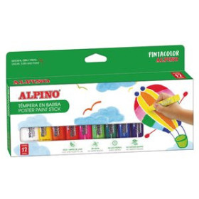 Témperas sólidas TEMPERA SOLIDA ALPINO PINTACOLOR ESTUCHE de 12 COLORES 10205477  289363000