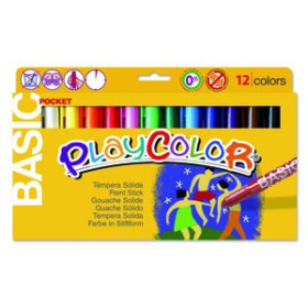 Témperas sólidas TEMPERA SOLIDA PLAYCOLOR BASIC POCKET 5Gr. ESTUCHE de 12 COLORES 10205827  302422078