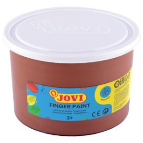 Pinturas de dedos PINTURA de DEDOS JOVI 500 ml (bote) MARRON 10204966  162005