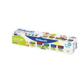 Pinturas de dedos PINTURA de DEDOS PELIKAN CD/40S 40 ml (bote) SET de 5 (24004954) 10204353  43176