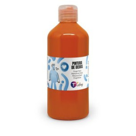Pinturas de dedos PINTURA de DEDOS TCOLORS 500 ml (botella) NARANJA 10201532  42737