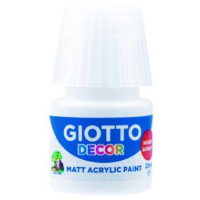Pinturas acrílicas PINTURA ACRILICA GIOTTO 25 ml (bote) BLANCO 10202318  61120