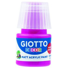 Pinturas acrílicas PINTURA ACRILICA GIOTTO 25 ml (bote) MAGENTA 10205657  4-1200-4-3