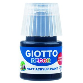 Pinturas acrílicas PINTURA ACRILICA GIOTTO 25 ml (bote) NEGRO 10211784  1300017