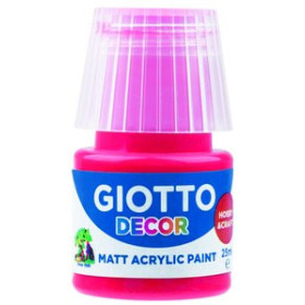 Pinturas acrílicas PINTURA ACRILICA GIOTTO 25 ml (bote) ROJO BERMELLON 10211786  1300019
