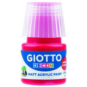 Pinturas acrílicas PINTURA ACRILICA GIOTTO 25 ml (bote) ROJO ESCARLATA 10202088  1300038