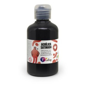 Pinturas acrílicas PINTURA ACRILICA TCOLORS 250 ml (botella) NEGRO 10203572  167158