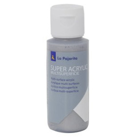 Pinturas acrílicas PINTURA ACRILICA LA PAJARITA 60 ml (bote) PLATA A-50 10203797  F426300