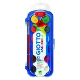 Acuarelas ACUARELAS GIOTTO  30 mm ESTUCHE 12 + PINCEL Nº 3 10206235  1999