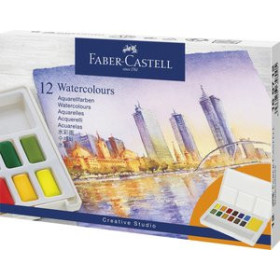 Acuarelas ACUARELAS FABER-CASTELL CREATIVE STUDIO ESTUCHE de 12 10202989  846612