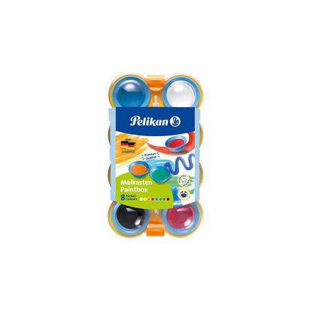 Acuarelas ACUARELAS PELIKAN 755/8 INFANTIL ESTUCHE de 8 con pincel (723122) 10202991  749652